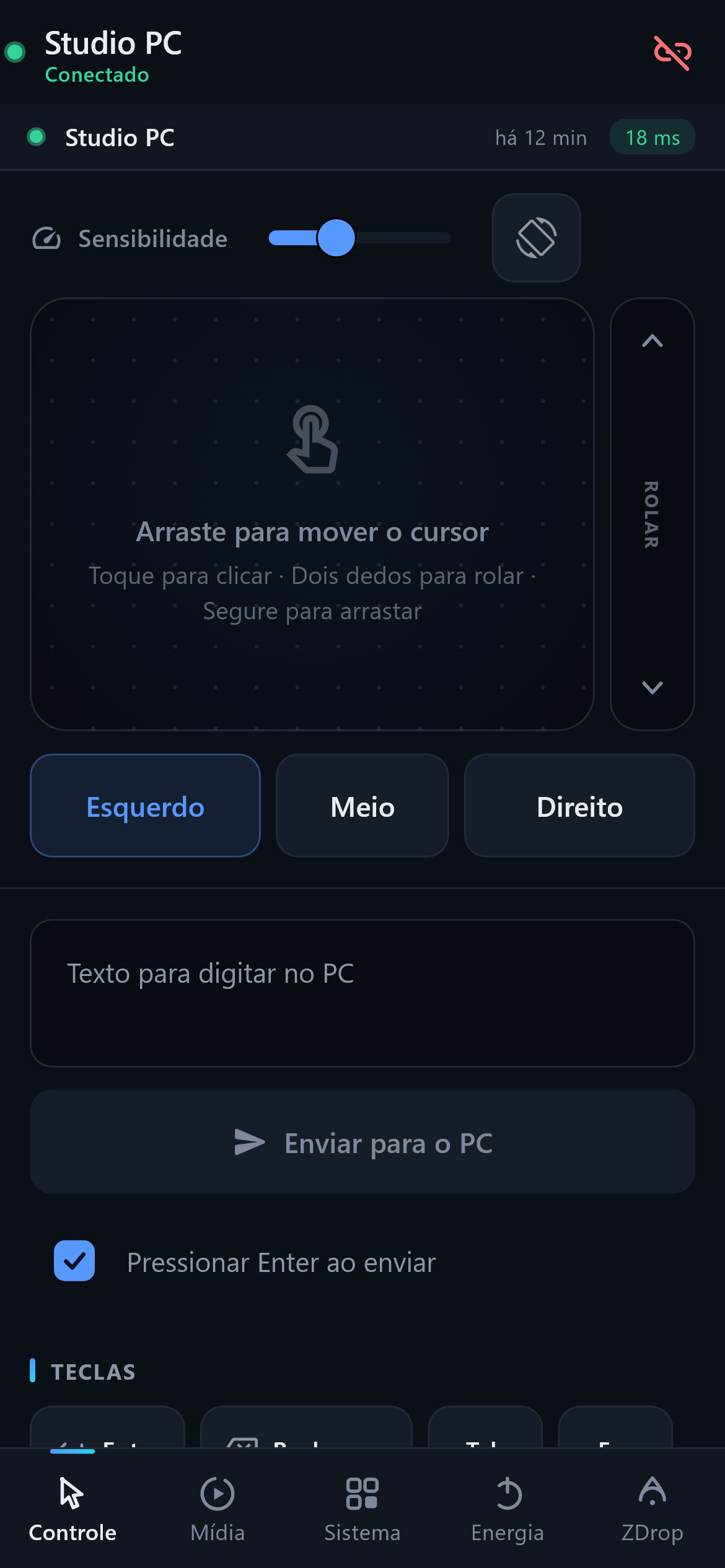 Aba Controle
